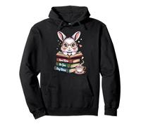 Nerd Bunny lit des Livres Be Yourself Stay Weird Book Lover Sweat à Capuche