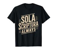 Nerd De Theologie Reformee Sola Scriptura T-Shirt