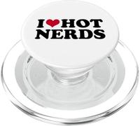 Nerd I Love Hot Nerds PopSockets PopGrip pour MagSafe
