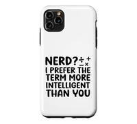 Nerd I Prefer The Term Speed Cubing Nerd Blagues Cubing Math Coque pour iPhone 11 Pro Max