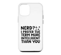 Nerd I Prefer The Term Speed Cubing Nerd Blagues Cubing Math Coque pour iPhone 12/12 Pro