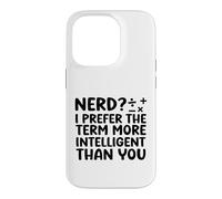 Nerd I Prefer The Term Speed Cubing Nerd Blagues Cubing Math Coque pour iPhone 14 Pro