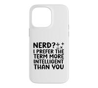 Nerd I Prefer The Term Speed Cubing Nerd Blagues Cubing Math Coque pour iPhone 14 Pro Max
