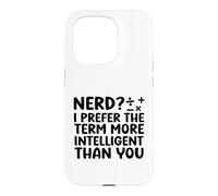 Nerd I Prefer The Term Speed Cubing Nerd Blagues Cubing Math Coque pour iPhone 15 Pro