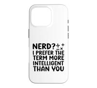 Nerd I Prefer The Term Speed Cubing Nerd Blagues Cubing Math Coque pour iPhone 16 Pro