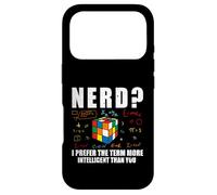 Nerd I Prefer The Term Speed Cubing Nerd Blagues Cubing Math Coque pour iPhone 17 Pro