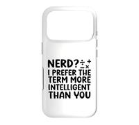 Nerd I Prefer The Term Speed Cubing Nerd Blagues Cubing Math Coque pour iPhone 17 Pro