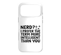 Nerd I Prefer The Term Speed Cubing Nerd Blagues Cubing Math Coque pour iPhone 17 Pro Max
