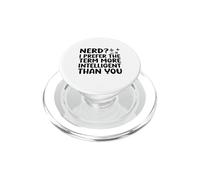 Nerd I Prefer The Term Speed Cubing Nerd Blagues Cubing Math PopSockets PopGrip pour MagSafe