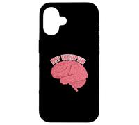 Nerd, Mon Arme, C'est Mon Cerveau Coque pour iPhone 16