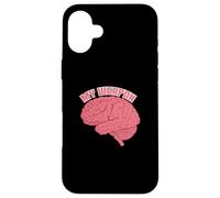 Nerd, Mon Arme, C'est Mon Cerveau Coque pour iPhone 16 Plus