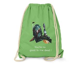 Nerdo Poly Boba Sac de Sport Mixte, Vert Clair, 38 cm x 42 cm