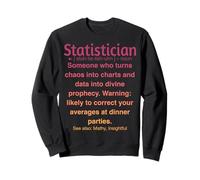 Nerds de données statisticiens drôles et Amateurs de mathématiques Sweatshirt