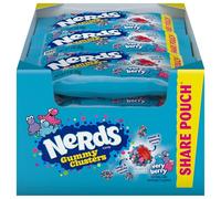 Nerds Gummy Clusters Candy, Very Berry, 3ounce (Pack of 12)