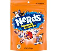 Nerds Gummy Clusters Spooky Gummy Clusters, bonbons d'Halloween, bonbons gélifiés Nerds - Pochette refermable de 236,8 g