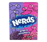 Nerds Strawberry & Grape 46,7 g - Bonbons américains - Lot de 12