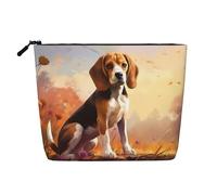 Nerdy Beagle Trousse de toilette et de maquillage pour femme - Unisexe - Noir - Taille unique