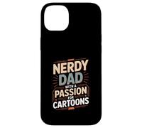 Nerdy Dad with A Passion for Cartoon Anime Fan Coque pour iPhone 14 Plus