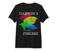 Nerdy Darwin's Finches Evolution Science Biologie Professeur T-Shirt Haut de Gamme