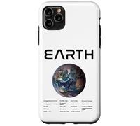 Nerdy Earth Astronomy Science Planètes Solar System Facts Noir Coque pour iPhone 11 Pro Max