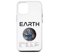 Nerdy Earth Astronomy Science Planètes Solar System Facts Noir Coque pour iPhone 12/12 Pro