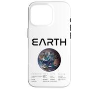 Nerdy Earth Astronomy Science Planètes Solar System Facts Noir Coque pour iPhone 16 Pro