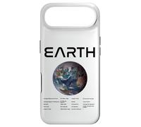 Nerdy Earth Astronomy Science Planètes Solar System Facts Noir Coque pour iPhone Air