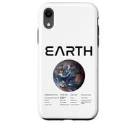 Nerdy Earth Astronomy Science Planètes Solar System Facts Noir Coque pour iPhone XR
