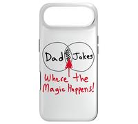 Nerdy Funny Dad Jokes Venn Diagram Where Magic Happens Math Coque pour iPhone Air