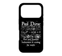 Nerdy Funny Dirac Equation God Beautiful Mathematics Professor Coque pour iPhone 17 Pro