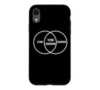 Nerdy Funny Venn Diagramme Statistiques de probabilité Professeur de mathématiques Coque pour iPhone XR