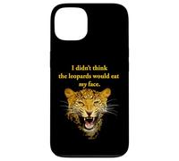 Nerdy, Je ne pensais Pas Que Les léopards me mangeraient la Figure Politique Coque pour iPhone 13
