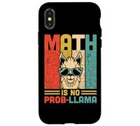 Nerdy Math is No Prob-Llama Pi Day Math Teacher Rétro Coque pour iPhone X/XS