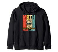 Nerdy Math is No Prob-Llama Pi Day Math Teacher Rétro Sweat à Capuche