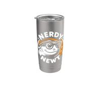 Nerdy Newt Embracing Insolite Fun Gobelet isotherme en acier inoxydable double paroi