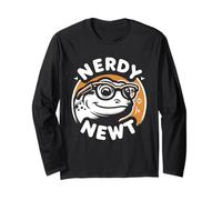 Nerdy Newt Embracing Insolite Fun Manche Longue