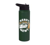 Nerdy Newt Embracing Insolite Fun Stainless Steel Insulated Water Bottle