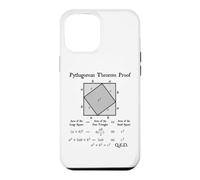 Nerdy Pythagore Theorem Proof Triangles Math Teacher Nerd Coque pour iPhone 12 Pro Max