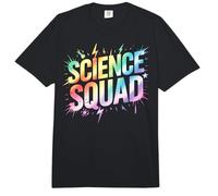 Nerdy Science Squad I Teach STEM Teacher Learn Nerd Tech Lab Comfort Colors Adult Heavyweight T-Shirt