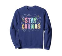Nerdy Stay Curious Sciences Biologie Crew Teacher Think Geek Sweatshirt