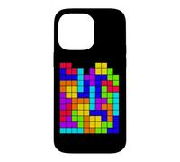 Nerdy Tetrominoes Block Puzzle Jeu vidéo Math Teacher G oque pour iPhone 14 Pro Max