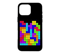 Nerdy Tetrominoes Block Puzzle Jeu vidéo Math Teacher G oque pour iPhone 16 Pro Max