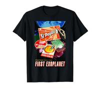 Nerdy Vintage 51 Pegasi b Exoplanet, Professeur de Sciences de la NASA T-Shirt Graphique avec Valeur, Homme, Noir, M