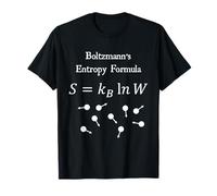 Nerdy Vintage Boltzmann's Entropie Formula Physics Teacher T-Shirt