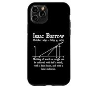 Nerdy Vintage Isaac Barrow Calcul Algèbre Math Teacher Coque pour iPhone 11 Pro