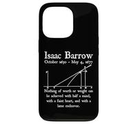 Nerdy Vintage Isaac Barrow Calcul Algèbre Math Teacher Coque pour iPhone 13 Pro