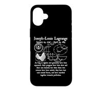 Nerdy Vintage Lagrange Calcul Algèbre Géométrie Professeur Coque pour iPhone 16 Plus