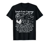 Nerdy Vintage Lagrange Calcul Algèbre Géométrie Professeur T-Shirt Graphique avec Valeur