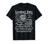 Nerdy Vintage Leonhard Euler Mathématiques Citation Mathématiques T-Shirt