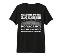 Nerdy Welcome Grand Hilbert Hotel Pas de Poste Vacant Professeur de mathématiques T-Shirt Haut de Gamme